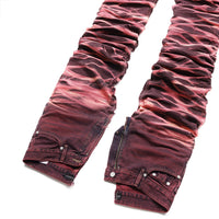 surgery yoonseul long length double jeans 'flame'-Surgery-APOC STORE