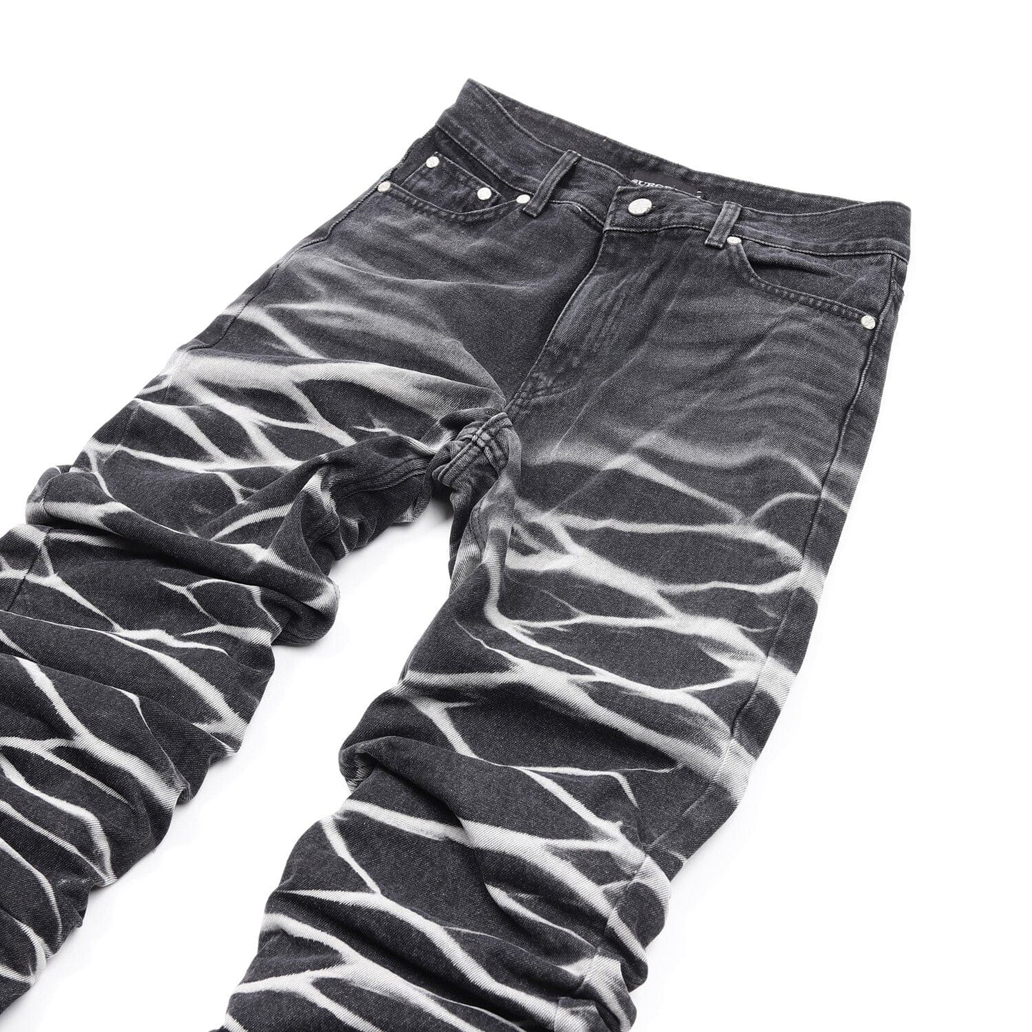 surgery yoonseul long length double jeans 'black'-Surgery-APOC STORE