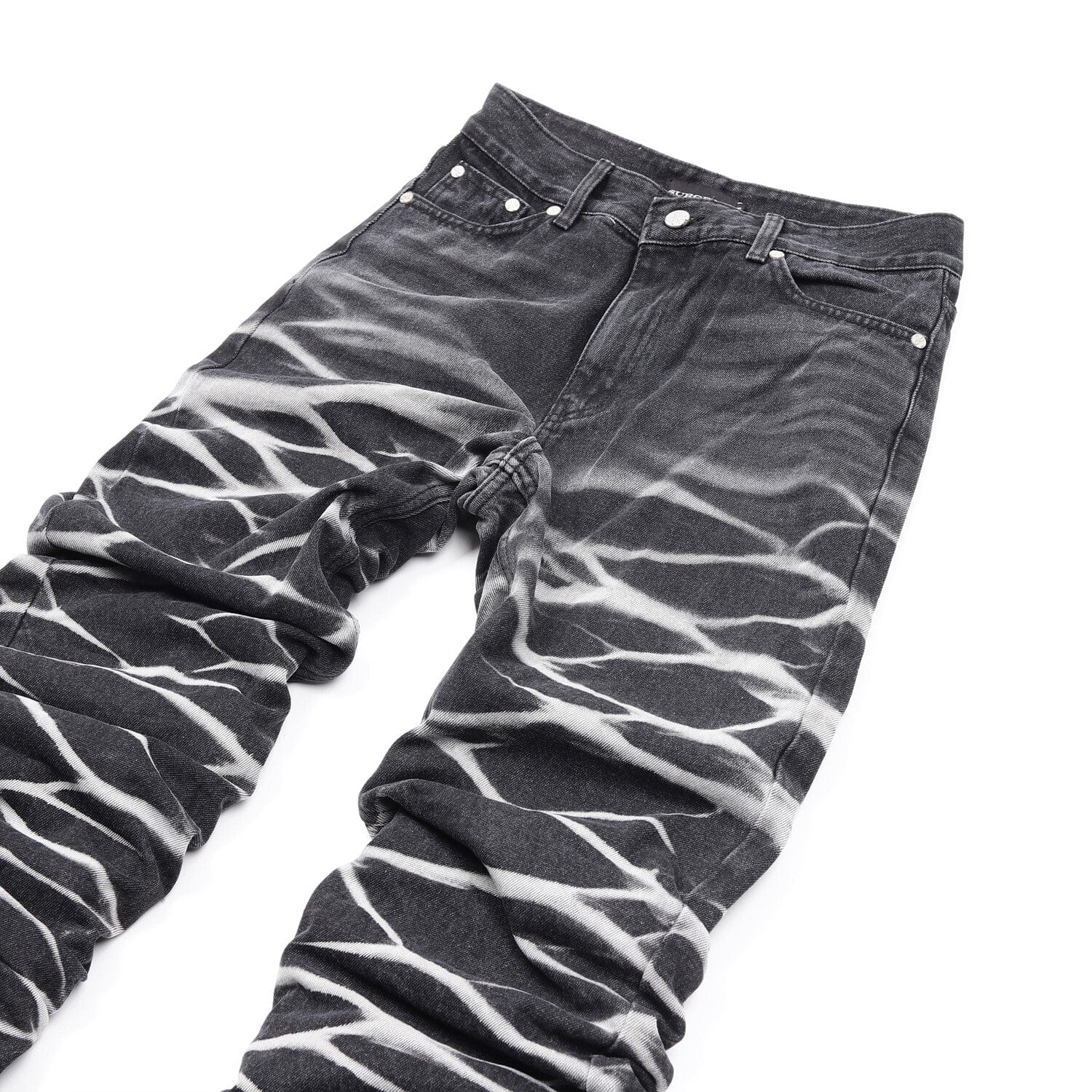 surgery yoonseul long length double jeans 'black'-Surgery-APOC STORE