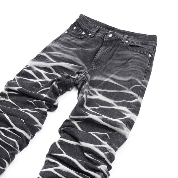 surgery yoonseul long length double jeans 'black'-Surgery-APOC STORE