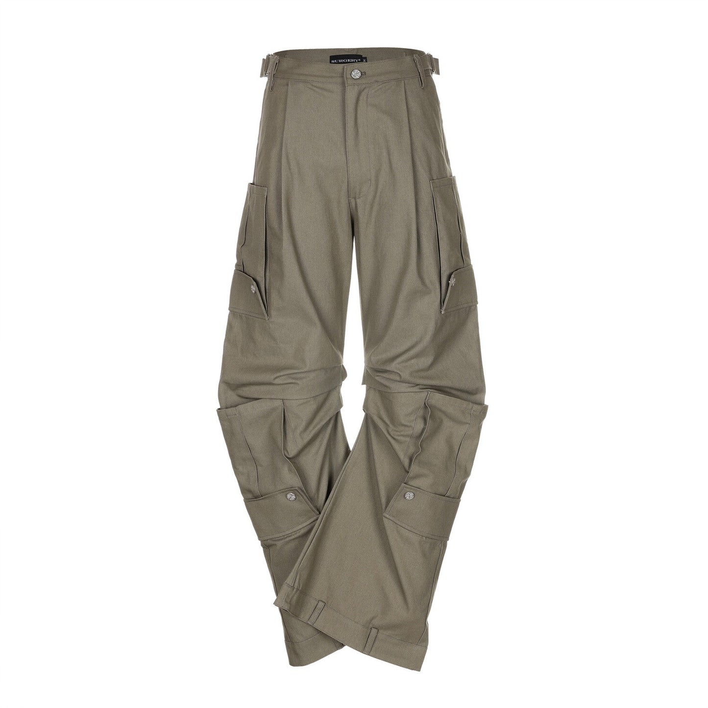 surgery reverse 4 pocket cargo pants 'khaki'-Surgery-APOC STORE