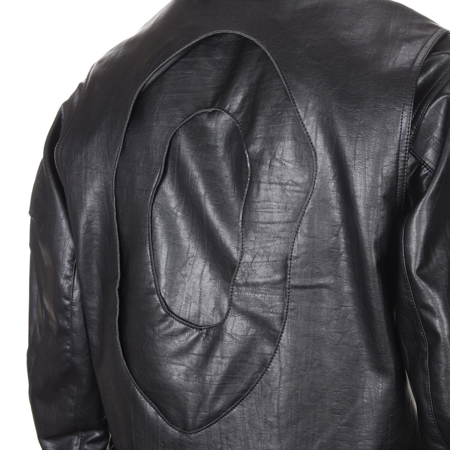 surgery stratum leather rider jacket 'black'-Surgery-APOC STORE