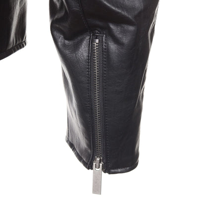 surgery stratum leather rider jacket 'black'-Surgery-APOC STORE