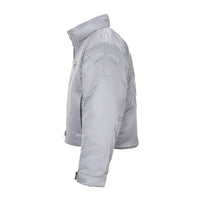 surgery biker embossing puffer jacket 'grey'-Surgery-APOC STORE