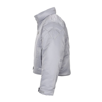 surgery biker embossing puffer jacket 'grey'-Surgery-APOC STORE