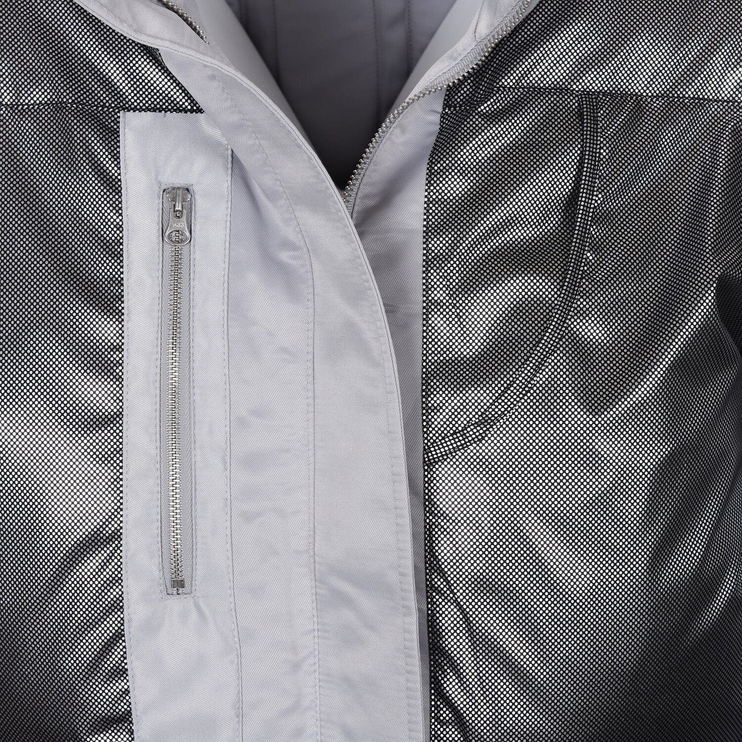 surgery biker embossing puffer jacket 'grey'-Surgery-APOC STORE