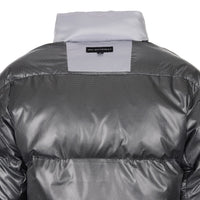 surgery biker embossing puffer jacket 'grey'-Surgery-APOC STORE