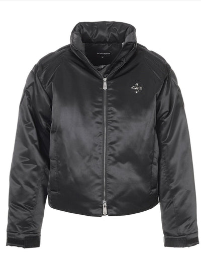 surgery biker embossing puffer jacket 'black'-Surgery-APOC STORE