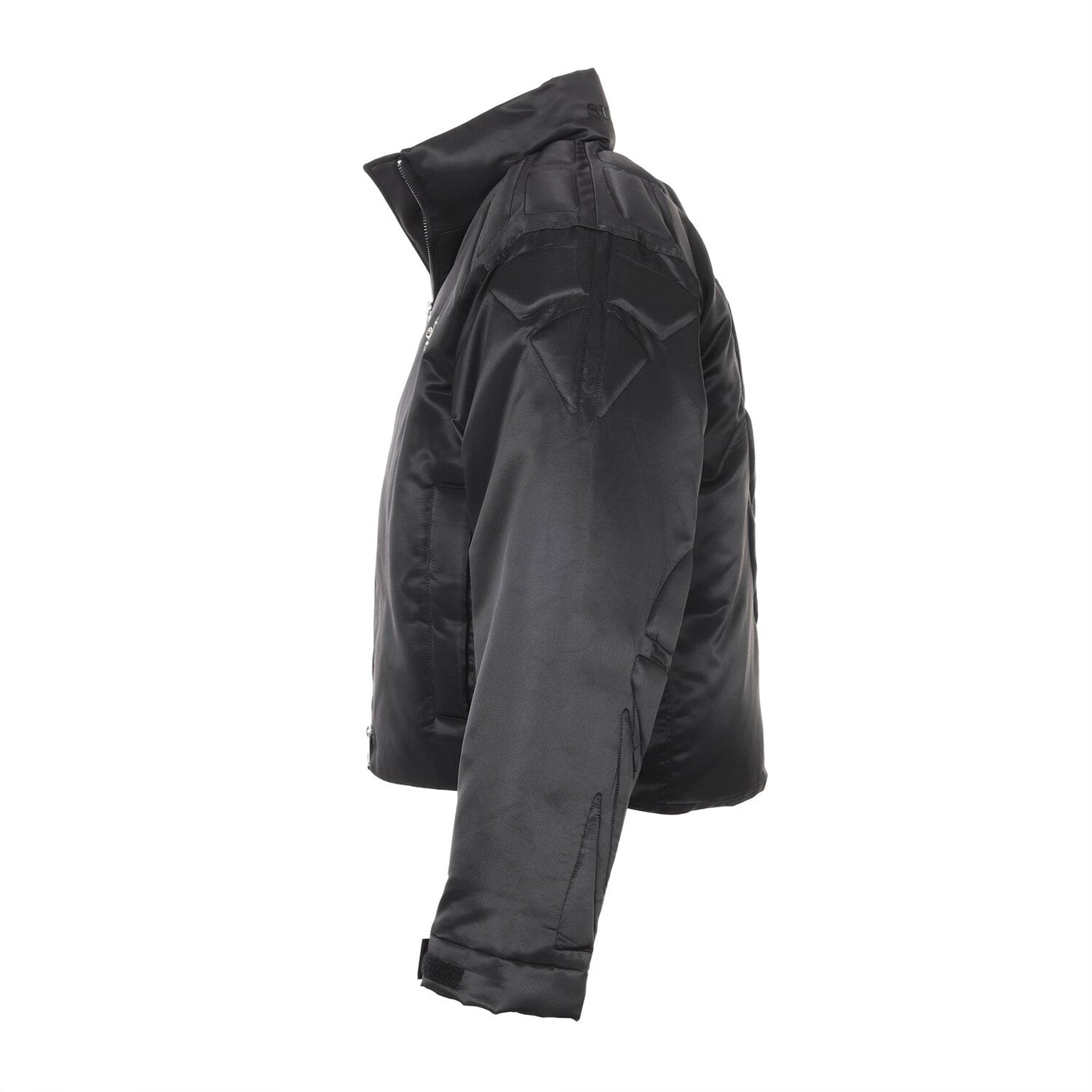 surgery biker embossing puffer jacket 'black'-Surgery-APOC STORE