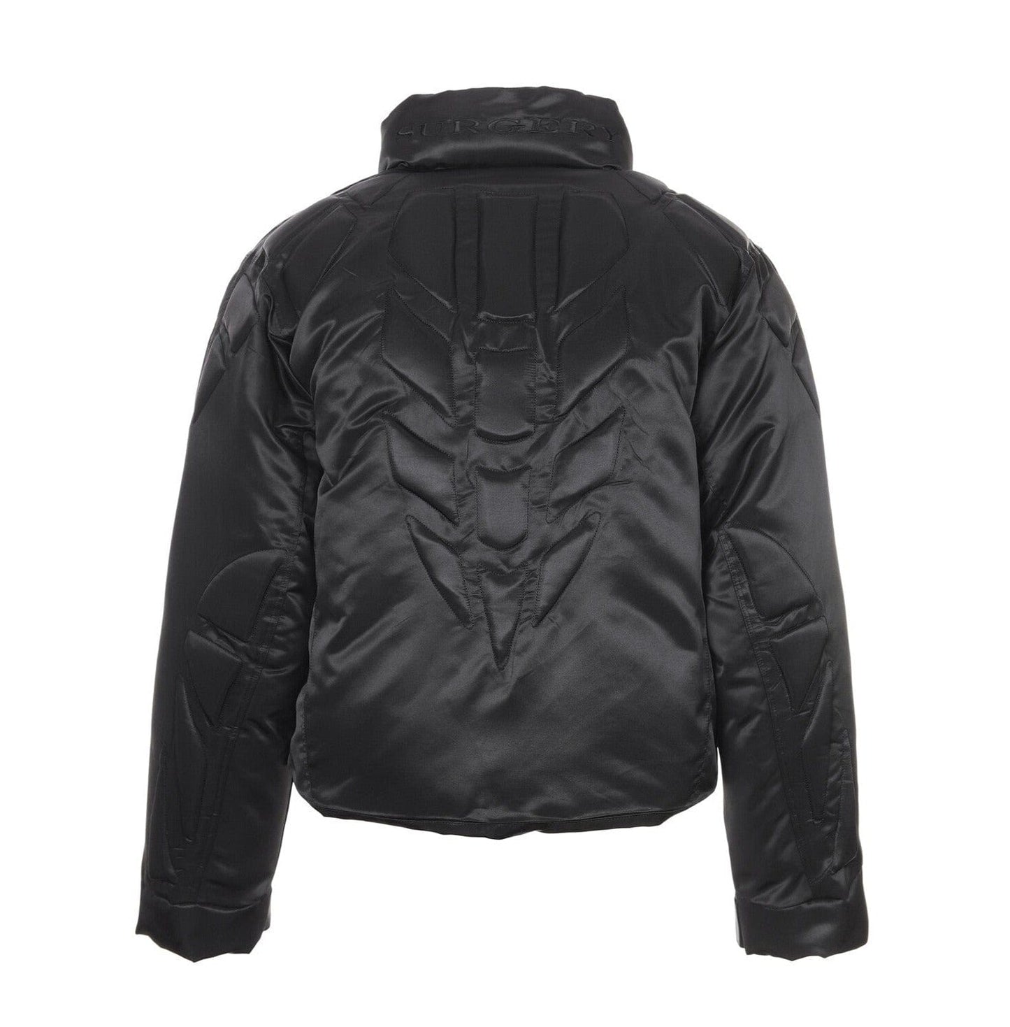 surgery biker embossing puffer jacket 'black'-Surgery-APOC STORE