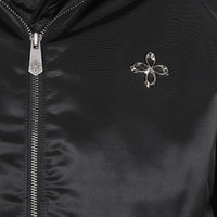 surgery biker embossing puffer jacket 'black'-Surgery-APOC STORE
