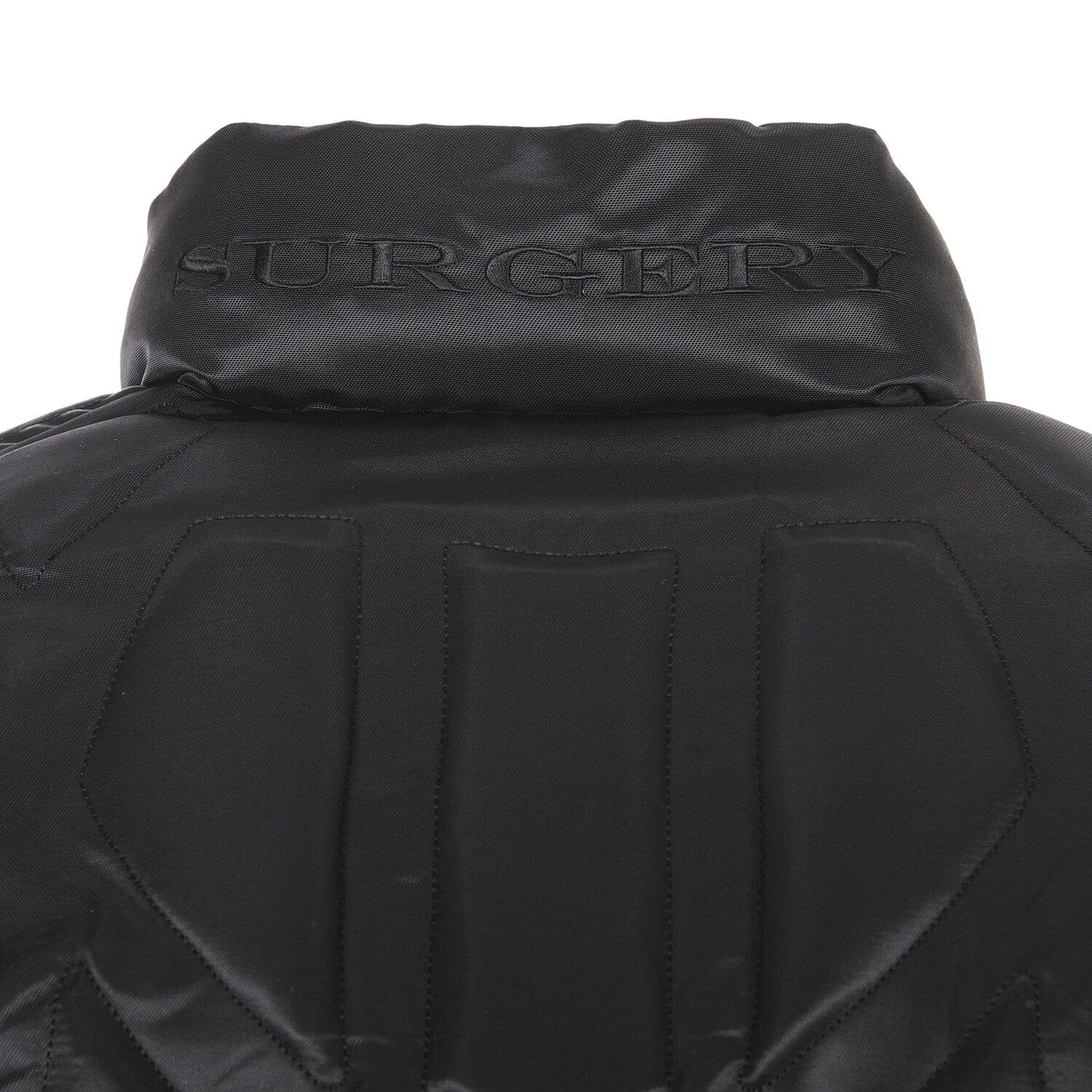 surgery biker embossing puffer jacket 'black'-Surgery-APOC STORE