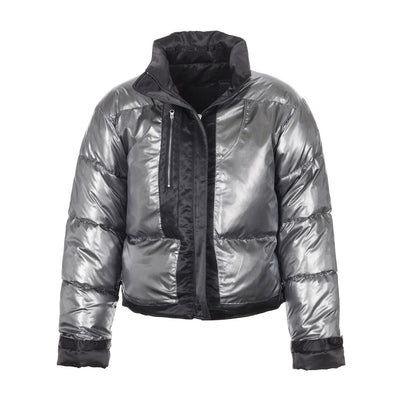 surgery biker embossing puffer jacket 'black'-Surgery-APOC STORE