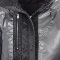 surgery biker embossing puffer jacket 'black'-Surgery-APOC STORE
