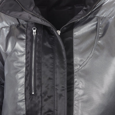 surgery biker embossing puffer jacket 'black'-Surgery-APOC STORE