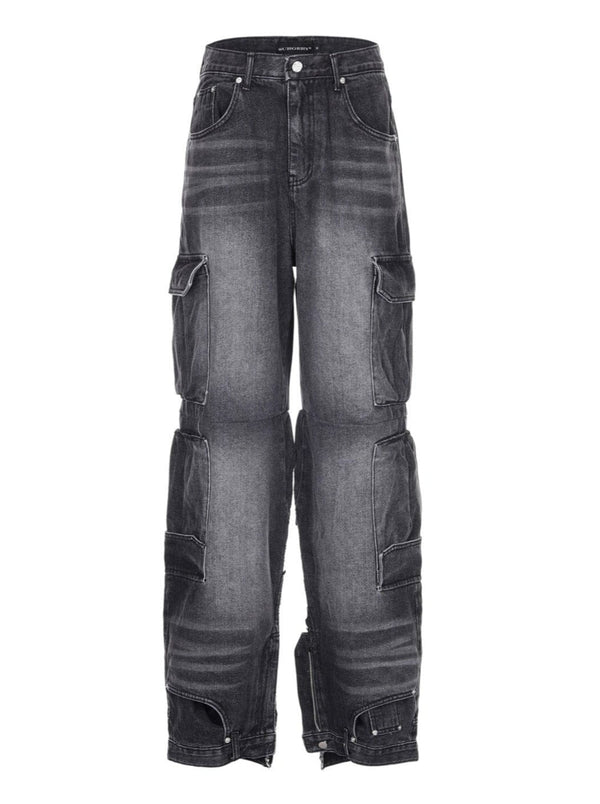 surgery cargo double jeans 'black denim'-Surgery-APOC STORE