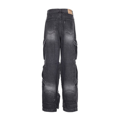 surgery cargo double jeans 'black denim'-Surgery-APOC STORE