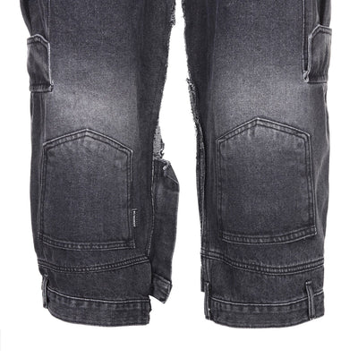 surgery cargo double jeans 'black denim'-Surgery-APOC STORE