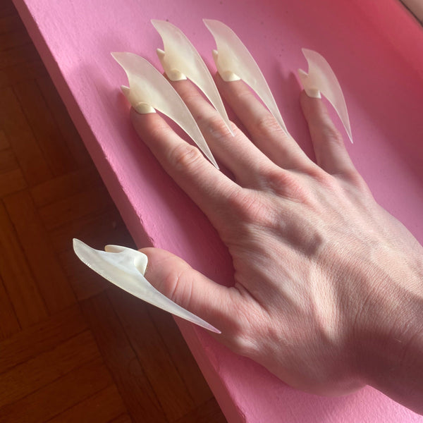 TD Claws Milk Nail Set-Texto Dallas-APOC STORE