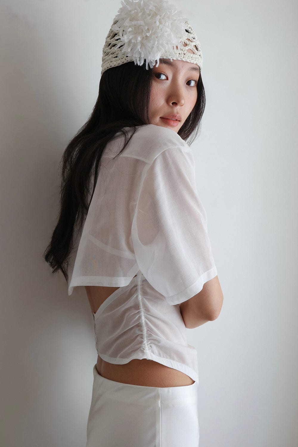 Half Sleeve Necktie Shirt - Air-Julye Han-APOC STORE