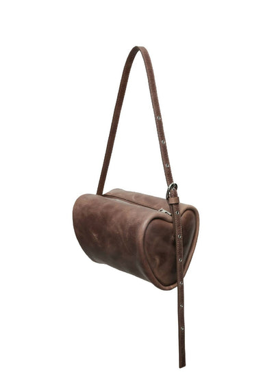 Eyelet Heart Bag Vintage Brown-EECHAEROI-APOC STORE