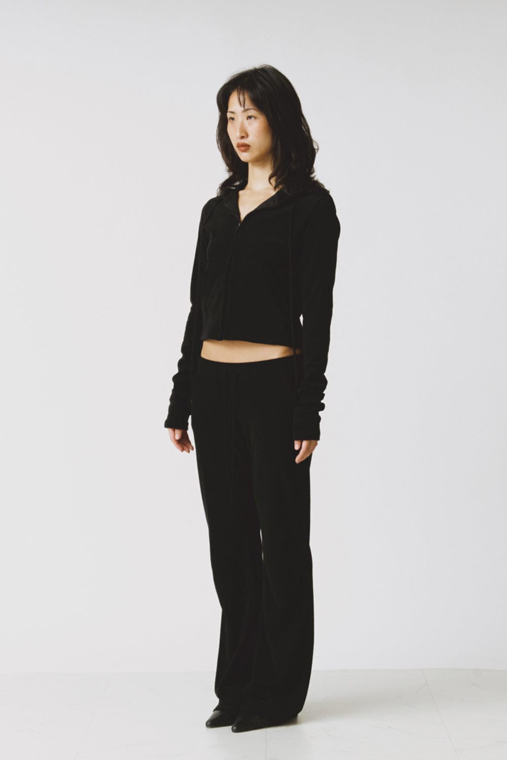 LALALA TERRY HOOD ZIP-UP-Lalameemee-APOC STORE