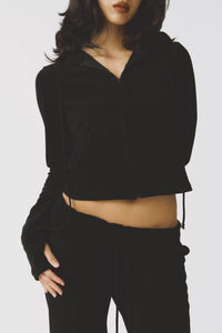 LALALA TERRY HOOD ZIP-UP-Lalameemee-APOC STORE