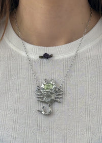 Lime Scorpion Necklace-Emma Pryde-APOC STORE