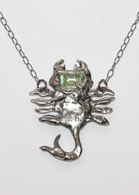 Lime Scorpion Necklace-Emma Pryde-APOC STORE