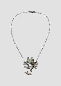 Lime Scorpion Necklace-Emma Pryde-APOC STORE