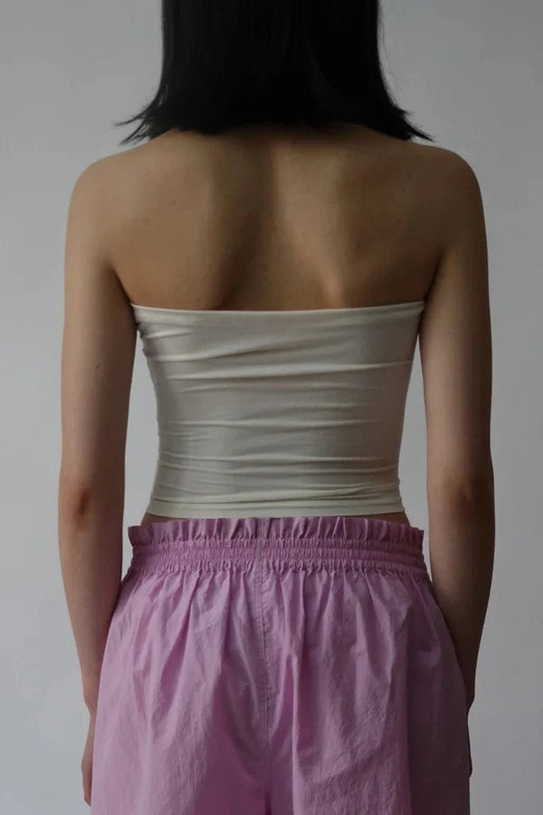 Upcycled Lingeried Tube Top-TRANSE PARIS-APOC STORE