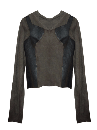 Wool Leather Longsleeve-Jules Bramley-APOC STORE
