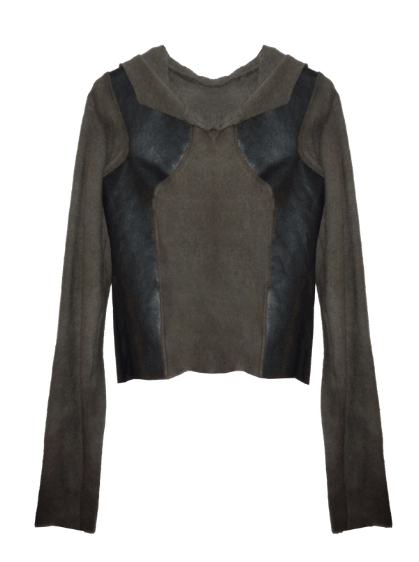 Wool Leather Longsleeve-Jules Bramley-APOC STORE