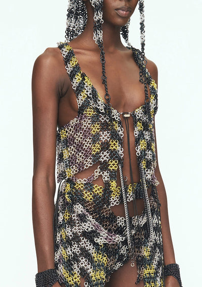 Magician Checkered Vest-JALACONDA-APOC STORE