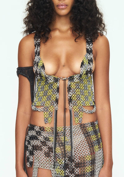 Checkered Blue + Lime Vest-JALACONDA-APOC STORE