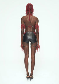 RED CHAINS Thigh Garter Belt-JALACONDA-APOC STORE