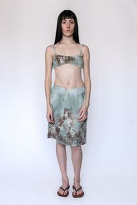 THE NEGLIGE PISCTACHIO - SKIRT-Kenza Iatrides-APOC STORE