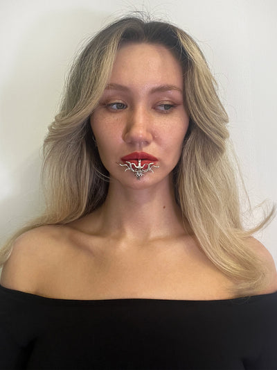 Metallic Lip cuff-WHYNOEN-APOC STORE