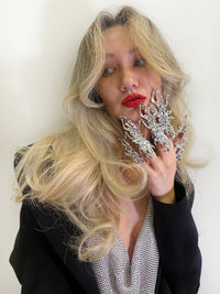 Metallic Nail ring-WHYNOEN-APOC STORE