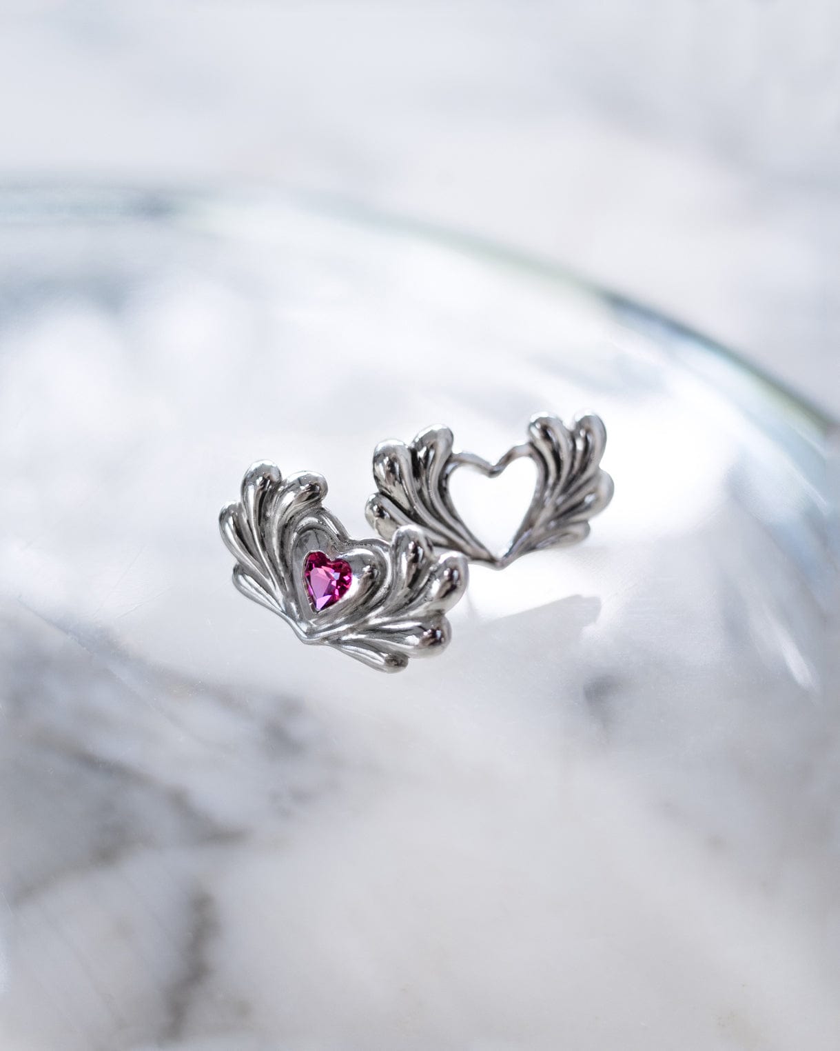 Mini Hearts Earrings-LOKI DOLOR-APOC STORE