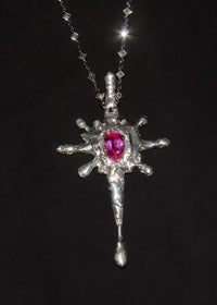 Pink Moebius Necklace-Emma Pryde-APOC STORE