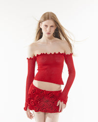 Rosettes skirt-Nastyamasha-APOC STORE