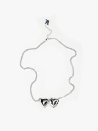 Open Heart Necklace Single-Marland Backus-APOC STORE