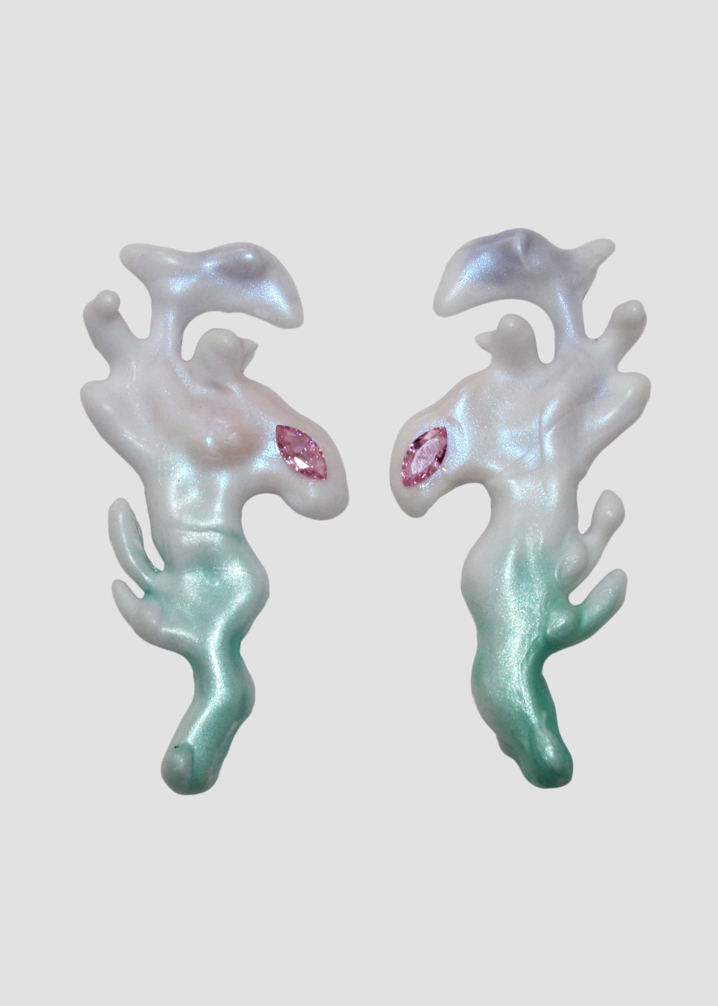 Pastel Dragon Earrings-Emma Pryde-APOC STORE
