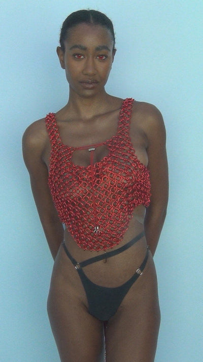 Red Ring Vest-JALACONDA-APOC STORE