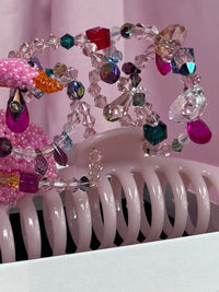 Swan hair clip pink-Lou de Bètoly-APOC STORE