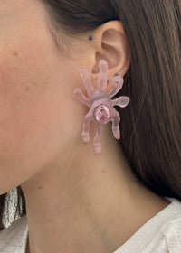 Pink Bug Earrings-Emma Pryde-APOC STORE