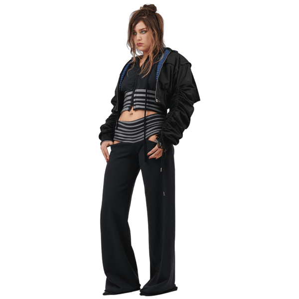 Circus Pant - Black/Silver-Karlaidlaw-APOC STORE