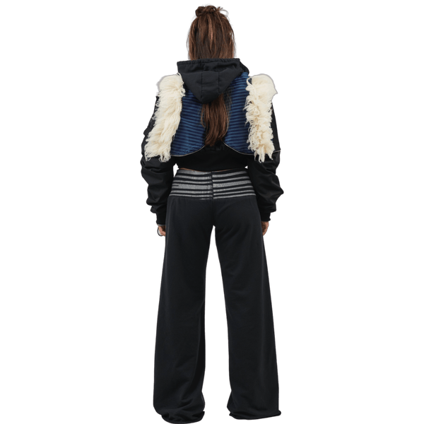 Circus Pant - Black/Silver-Karlaidlaw-APOC STORE