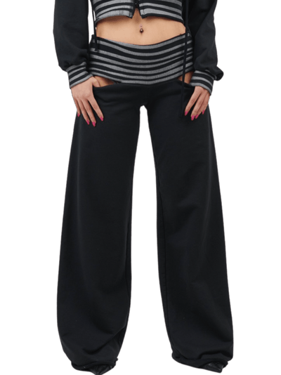 Circus Pant - Black/Silver-Karlaidlaw-APOC STORE